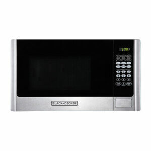 Black+Decker EM925AME-P1 0.9 Cu. Ft. Digital Microwave, One Size , Stainless Steel