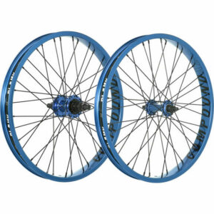 Blank Compound XL BMX Wheelset - 20" - Blue