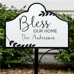 Bless Our Home Magnetic Personalized Sign