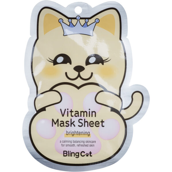 Bling Cat Vitamin Mask Sheet - Brighten