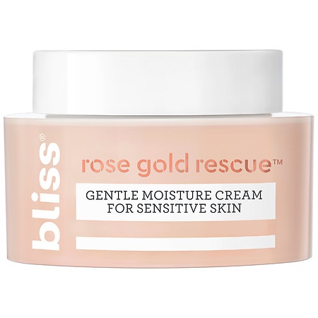 Bliss Rose Gold Rescue Gentle Moisture Cream For Sensitive Skin Fragrance-Free - 1.5 fl oz