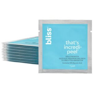 Bliss That's Incredi-peel Glycolic Resurfacing Pads Fragrance-Free - 15.0 ea