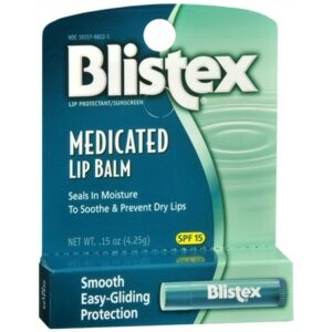 Blistex Medicated Lip Balm, SPF 15 Original - 0.15 oz