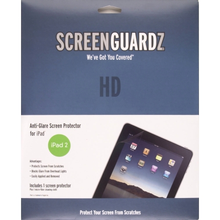 BodyGuardz ScreenGuardz Premium HD Clear Screen Protector for Apple iPad 2