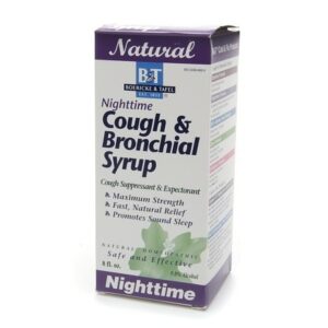 Boericke & Tafel Cough & Bronchial Syrup, Nighttime - 8.0 fl oz