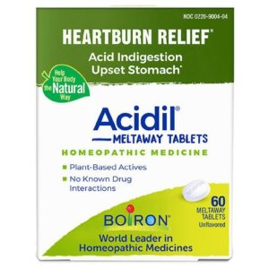 Boiron Acidil Homeopathic Meltaway Tablets - 60.0 ea