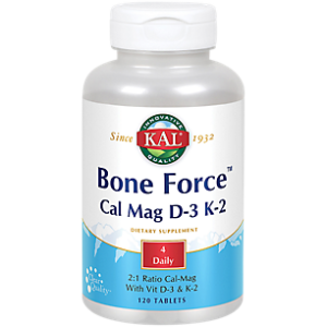 Bone Force - Calcium, Magnesium, Vitamin D3 & K2 (120 Tablets)