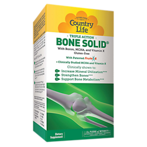 Bone Solid with Boron, MCHA & Vitamin K - Bone Strength (180 Capsules)