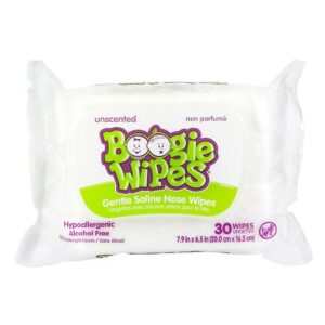 Boogie Wipes Unscented Saline Wipes Simply Unscented - 30.0 ea