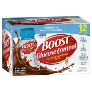 Boost Glucose Control Nutritional Drink Chocolate Sensation - 8.0 fl oz x 12 pack