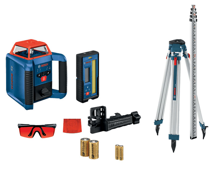 Bosch Tools REVOLVE2000 Self-Leveling Horizontal Rotary Laser Kit