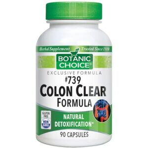 Botanic Choice #739 Colon Cleanse Formula 500 mg Herbal Supplement Capsules - 90.0 Each