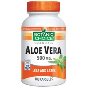 Botanic Choice Aloe Vera 500 mg Herbal Supplement Capsules - 180.0 Each