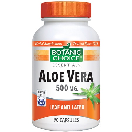 Botanic Choice Aloe Vera 500 mg Herbal Supplement Capsules - 90.0 Each