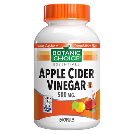 Botanic Choice Apple Cider Vinegar 500 mg Dietary Supplement Capsules - 180.0 ea