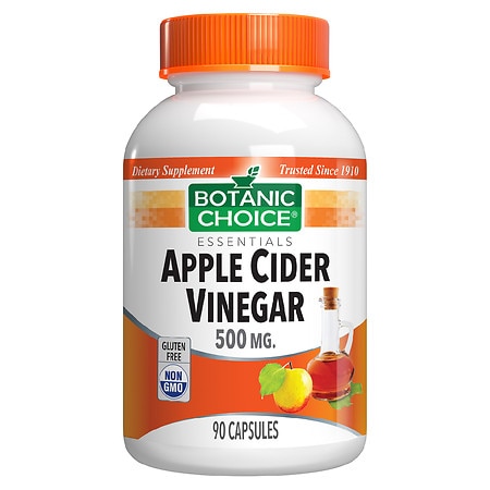 Botanic Choice Apple Cider Vinegar 500 mg Dietary Supplement Capsules - 90.0 ea