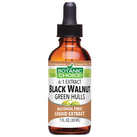 Botanic Choice Black Walnut Green Hulls Herbal Supplement Liquid - 1.0 Ounce