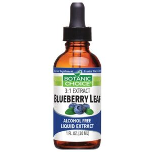 Botanic Choice Blueberry Leaf Herbal Supplement Liquid - 1.0 Ounce