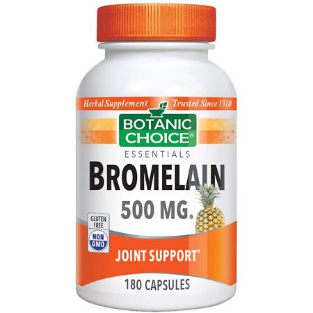 Botanic Choice Bromelain 500 mg Herbal Supplement Capsules - 180.0 Each