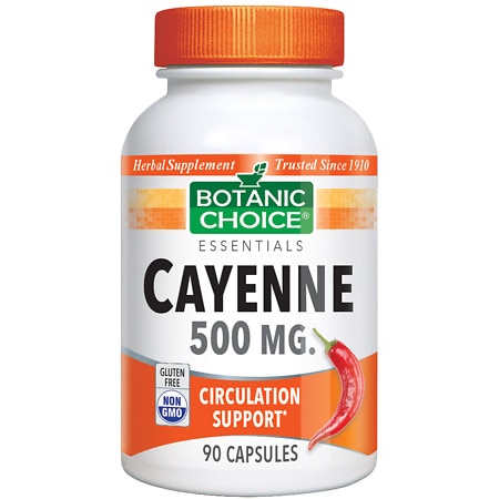 Botanic Choice Cayenne 500 mg Herbal Supplement Capsules - 90.0 Each