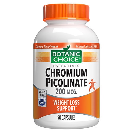 Botanic Choice Chromium Picolinate 200 mcg Dietary Supplement Capsules - 90.0 ea