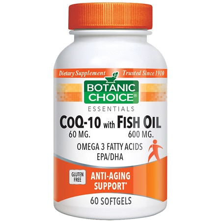 Botanic Choice CoQ-10 with Fish Oils Dietary Supplement Softgels - 60.0 Each