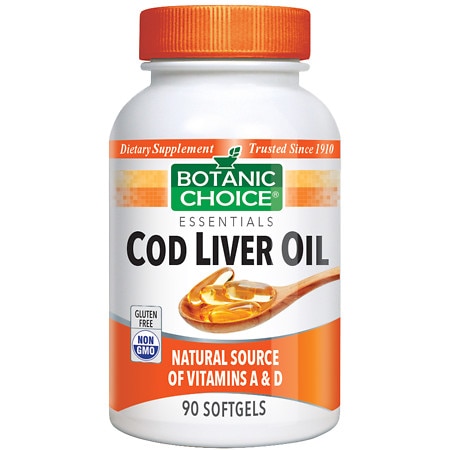 Botanic Choice Cod Liver Oil Dietary Supplement Softgels - 90.0 Each