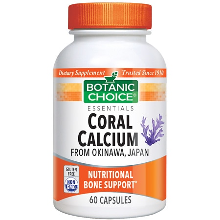 Botanic Choice Coral Calcium Dietary Supplement Capsules - 60.0 Each