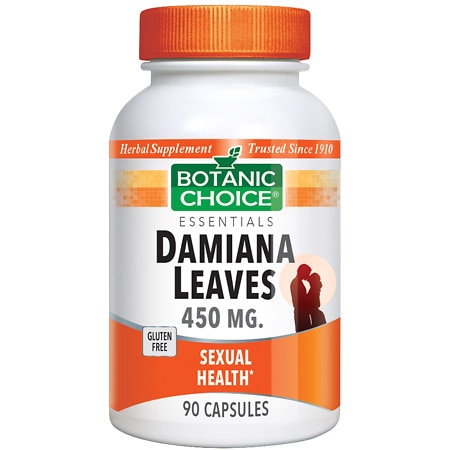 Botanic Choice Damiana Leaves 450 mg Herbal Supplement Capsules - 90.0 Each