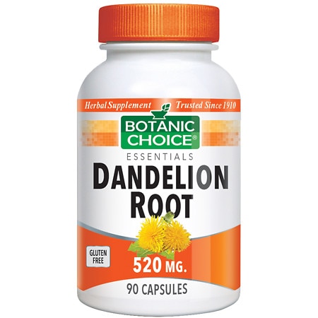 Botanic Choice Dandelion Root 520 mg Herbal Supplement Capsules - 90.0 Each