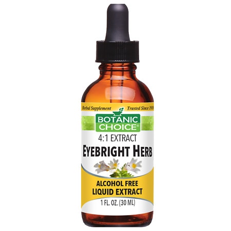 Botanic Choice Eyebright Herb Herbal Supplement Liquid - 1.0 Ounce