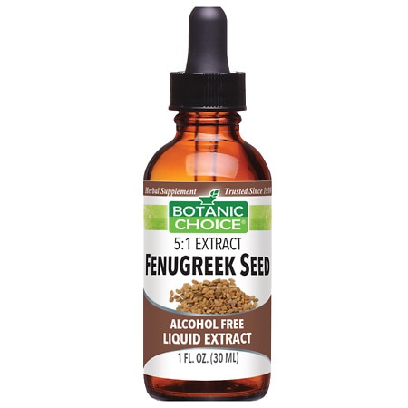 Botanic Choice Fenugreek Seed Herbal Supplement Liquid - 1.0 Ounce