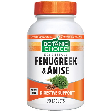 Botanic Choice Fenugreek and Anise Herbal Supplement Tablets - 90.0 Each