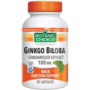 Botanic Choice Ginkgo Biloba Extract 100 mg Herbal Supplement Capsules - 30.0 Each