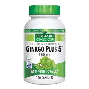 Botanic Choice Ginkgo Plus 5 Herbal Supplement Capsules - 120.0 ea