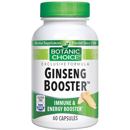 Botanic Choice Ginseng Booster Herbal Supplement Capsules - 60.0 ea