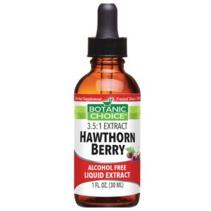 Botanic Choice Hawthorn Berry Leaf & Flower Herbal Supplement Liquid - 1.0 Ounce