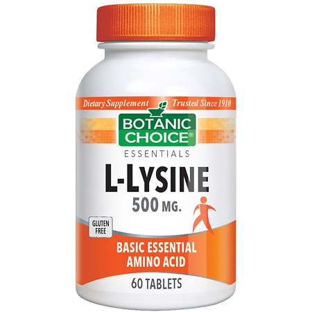 Botanic Choice L-Lysine 500 mg Dietary Supplement Tablets - 60.0 Each