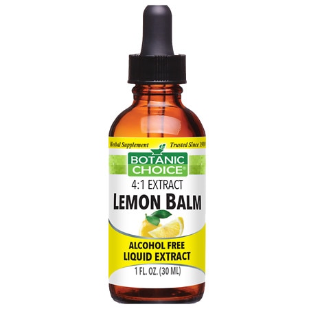 Botanic Choice Lemon Balm Herbal Supplement Liquid - 1.0 Ounce