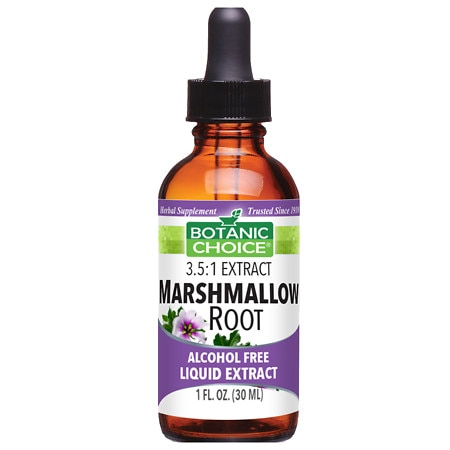 Botanic Choice Marshmallow Root Herbal Supplement Liquid - 1.0 Ounce