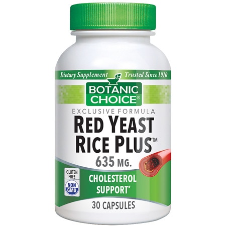 Botanic Choice Red Yeast Rice Plus Dietary Supplement Capsules - 30.0 Each