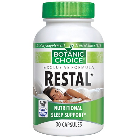 Botanic Choice Restal Sleep Support Herbal Supplement Capsules - 30.0 Each