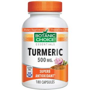 Botanic Choice Turmeric 500 mg Herbal Supplement Capsules - 180.0 Each