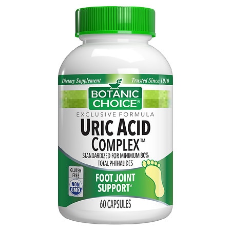 Botanic Choice Uric Acid Complex Dietary Supplement Capsules - 60.0 Each