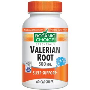 Botanic Choice Valerian Root 500 mg Herbal Supplement Capsules - 60.0 Each