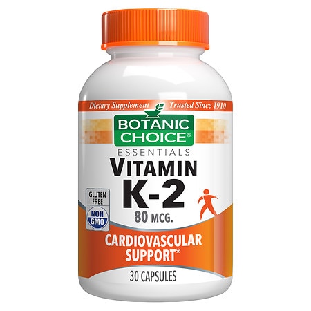 Botanic Choice Vitamin K-2 80 mcg Dietary Supplement Capsules - 30.0 ea