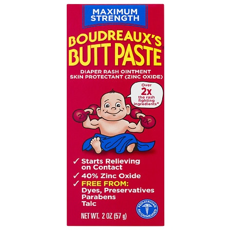 Boudreaux's Butt Paste Diaper Rash Ointment - 2.0 oz