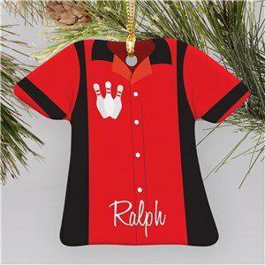 Bowling Shirt Christmas Ornament