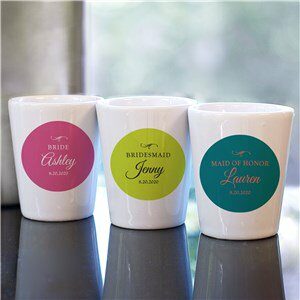 Bridal Party Shot Glass