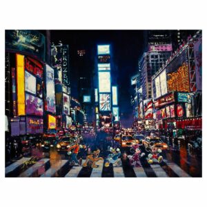 ''Bright Lights of Manhattan'' Gallery Wrapped Canvas by Rodel Gonzalez Limited Edition Official shopDisney